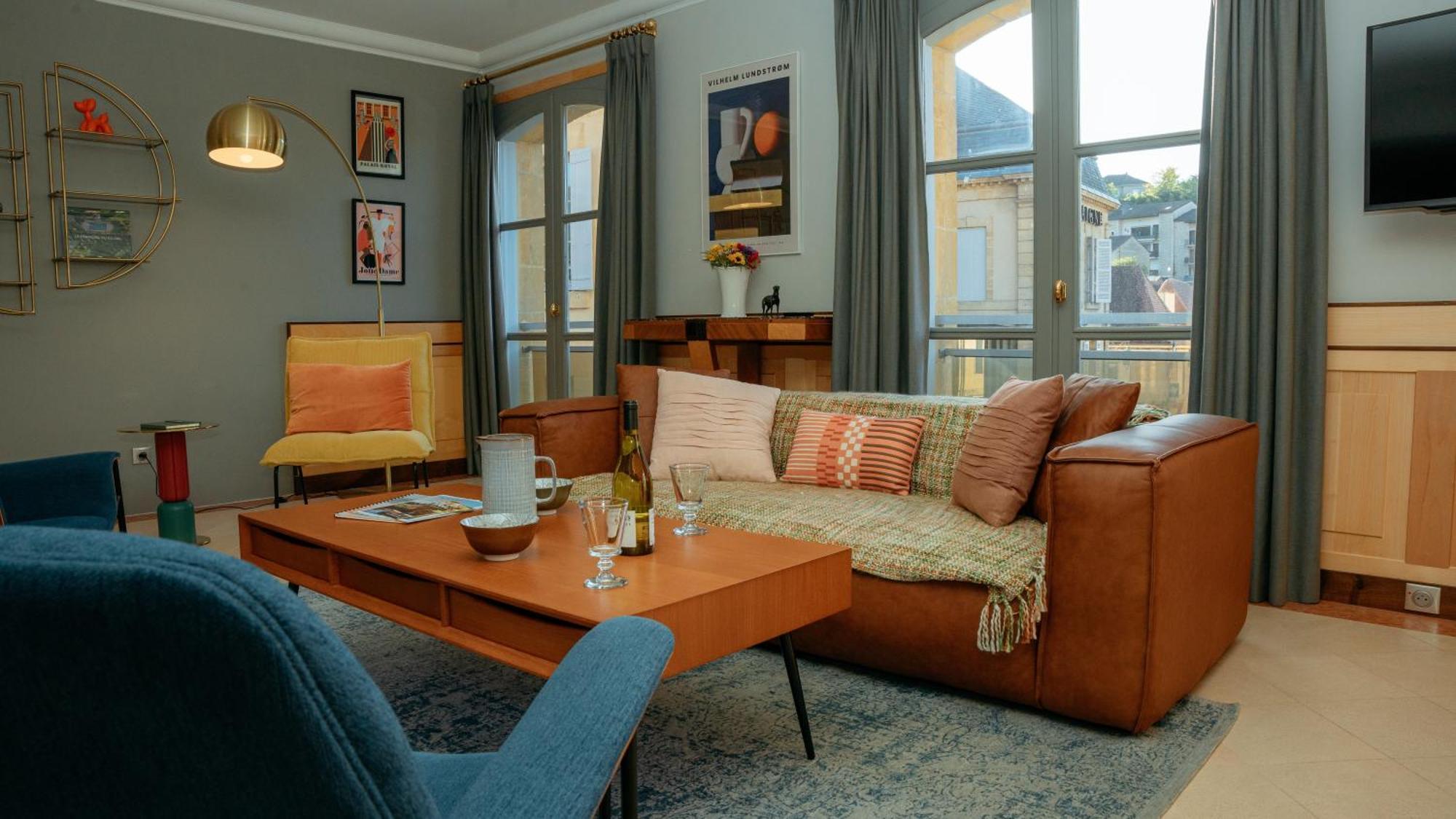 Superbe Appartement 132M2, Classe 5 Etoiles, Sarlat Centre Zewnętrze zdjęcie